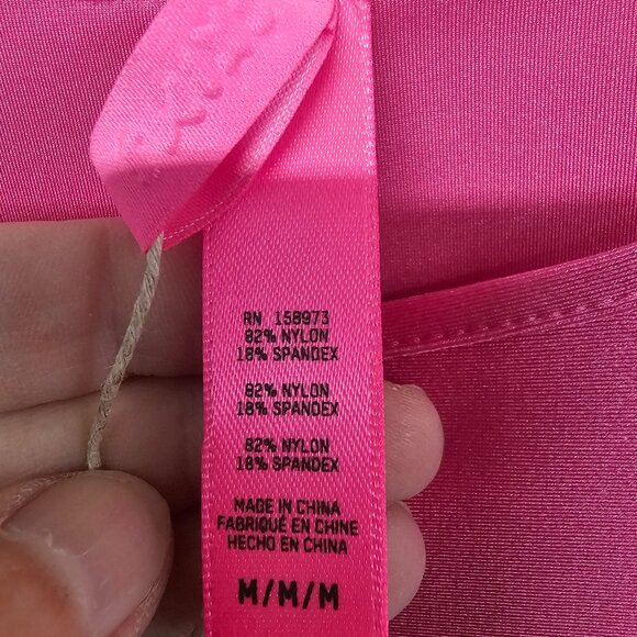 Skims Dress Pink Maxi Shine Jersey Satin Bodycon M NWT - Picture 6 of 10
